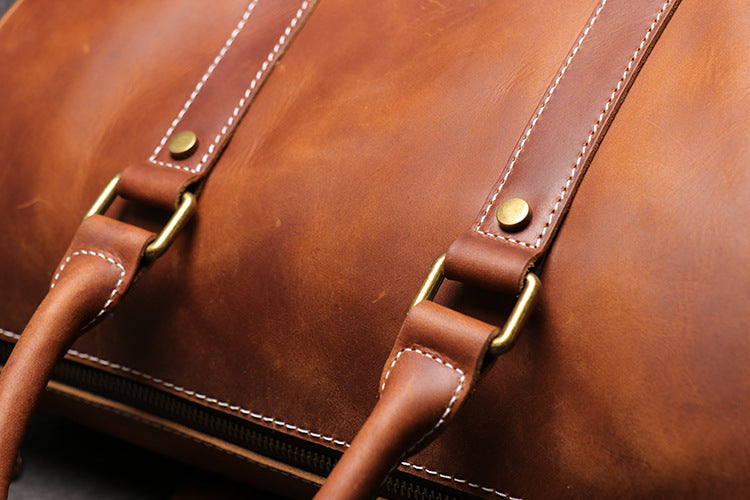 Top Grain Leather Duffle Bag - De Luca (I)