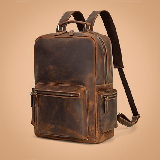 Full Grain Leather Backpack - Damico (I) - Indifference