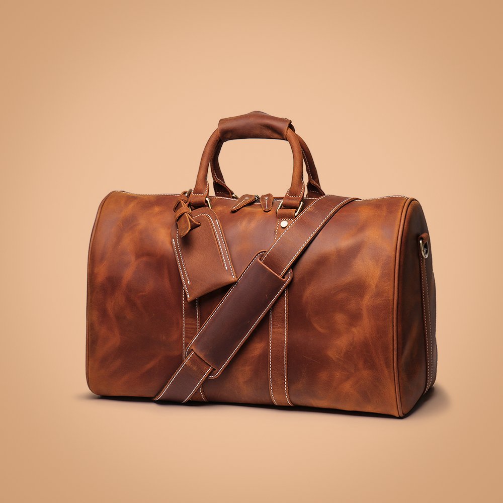 Top Grain Leather Duffle Bag - De Luca (I)