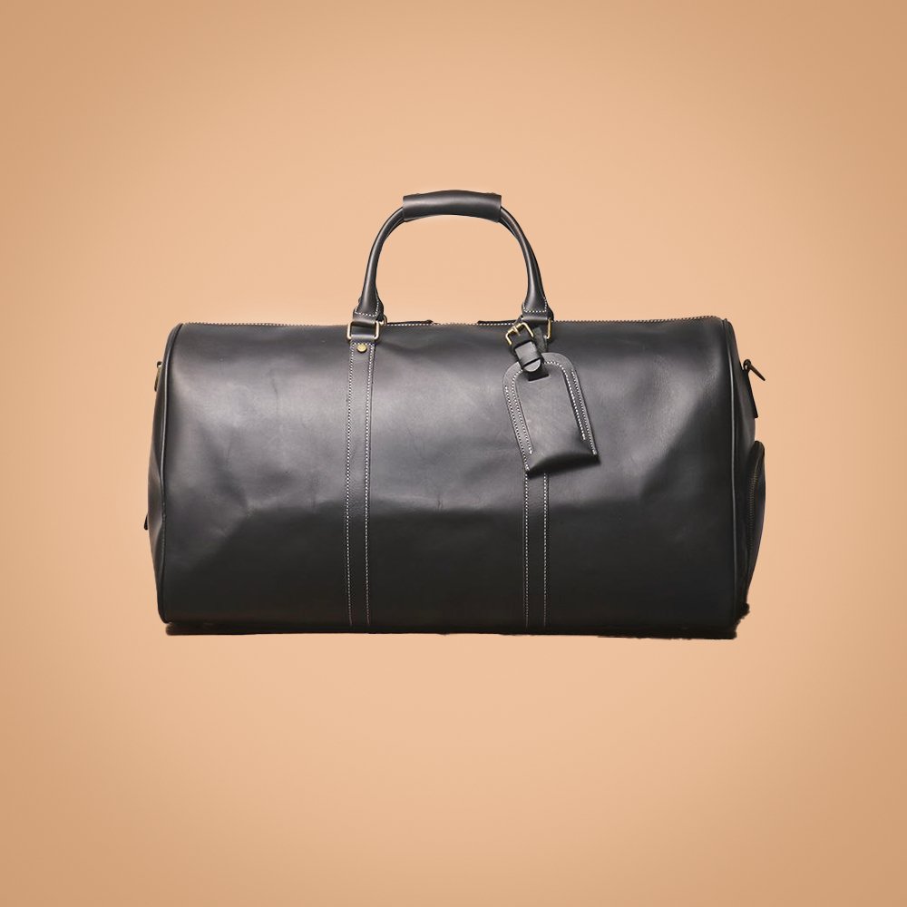 Full Grain Leather Duffle Bag - De Luca (II) - Indifference