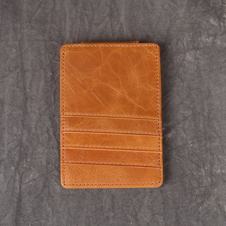 Full Grain Leather Money Clip - Piras (II) - Three of Crafts