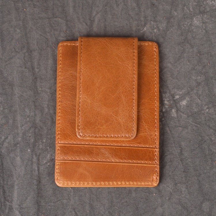 Full Grain Leather Money Clip - Piras (II) - Three of Crafts