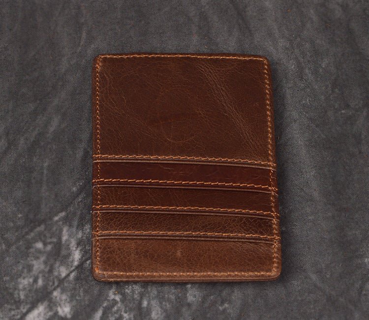 Full Grain Leather Money Clip - Piras (II) - Three of Crafts