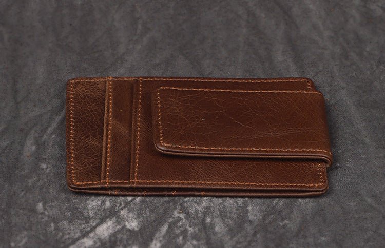 Full Grain Leather Money Clip - Piras (II) - Three of Crafts