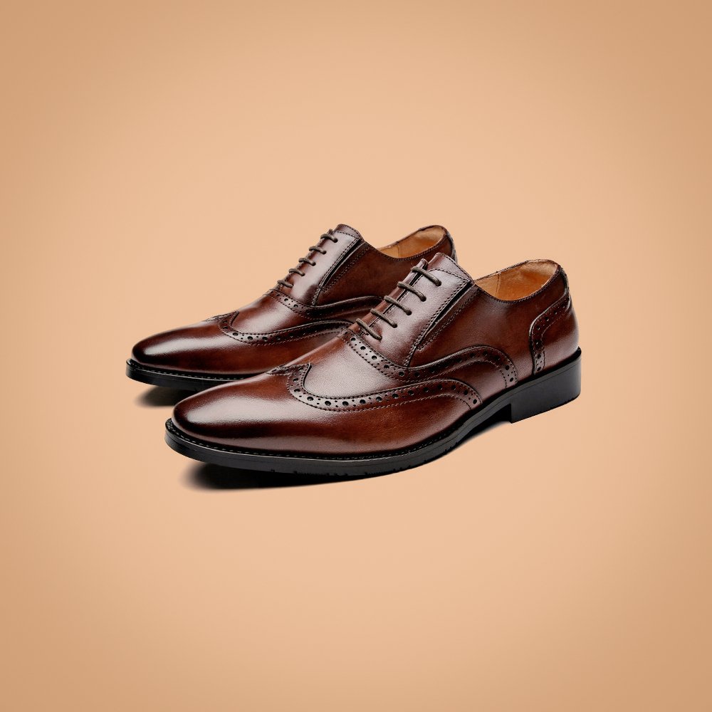 Full Grain LeatherOxford Shoes - Sevaro - Indifference