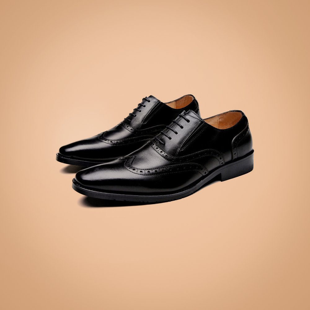 Full Grain LeatherOxford Shoes - Sevaro - Indifference