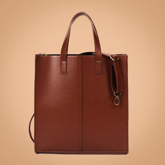 Leatherette Tote Bag -TBL - Indifference