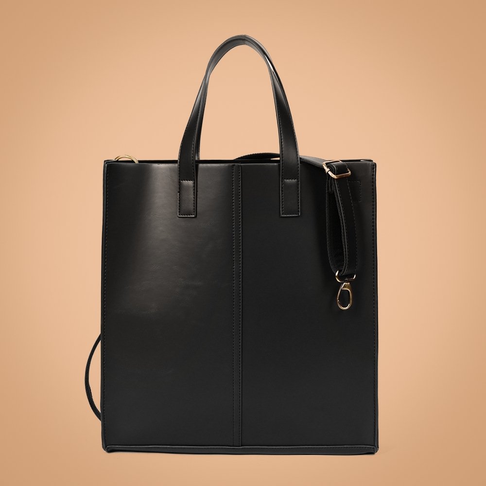 Leatherette Tote Bag -TBL - Indifference