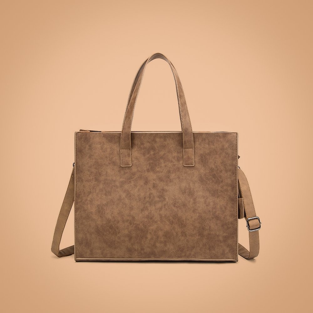 Leatherette Tote Bag -TBW - Indifference